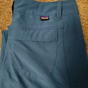 Patagonia Happy Hike Capris Pants Glass Blue 21235 Size 4